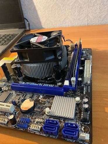 комп цена: Материнская плата для ПК, Б/у, ASRock, LGA1155, Micro-ATX — 2