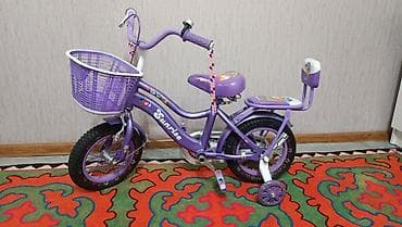 колесик: Детский велосипед, 4-колесный, 4 - 6 лет, Для девочки — 2