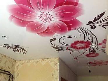 Натяжной потолок Глянцевое, Матовое, 3D потолки Гарантия, Бесплатная консультация, Бесплатный замер at lalafo.kg Натяжной потолок Глянцевое, Матовое, 3D потолки Гарантия, Бесплатная консультация, Бесплатный замер