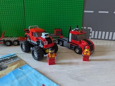 lego technic 9398: Лего 60027 — собран на 99%, не хватает 1 детали. Фигурки все есть — 2