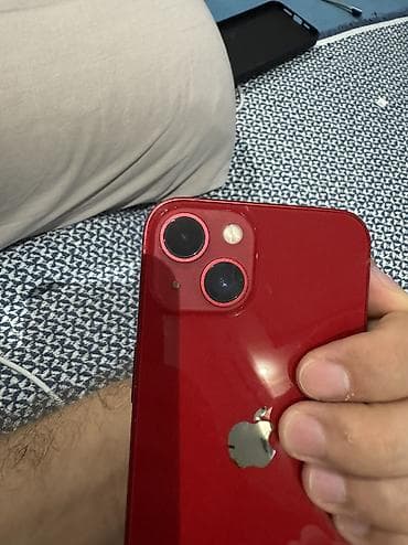 iphone 13 б у: IPhone 13, Б/у, 256 ГБ, Красный, Чехол, 70 % — 7