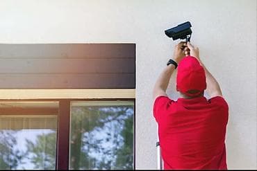 Установка и настройка систем видеонаблюдения - Монтаж уличных и