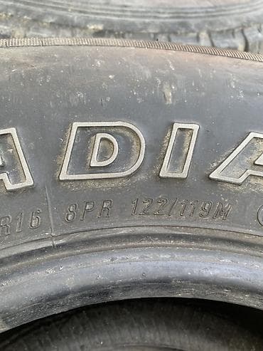 шины тико: Шины 235 / >80 / R 16, Б/у, Комплект, Внедорожные (АТ/МТ), Dunlop — 4