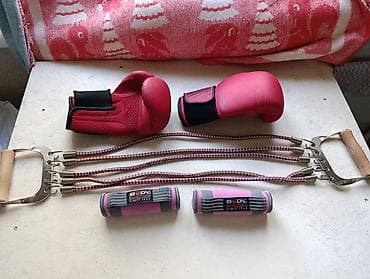 Набор для домашних тренировок В комплекте: - Эспандер грудной с 5