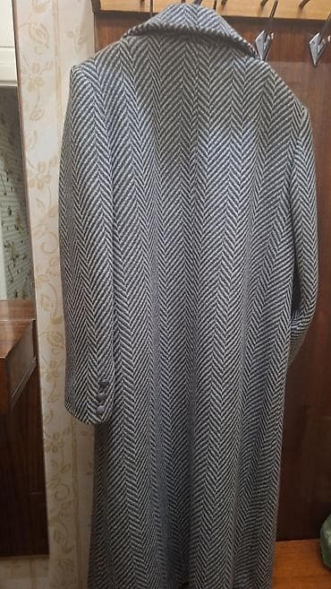 Пальто: Пальто, Классика, Осень-весна, Драп, Длинная модель, Однобортная модель, 3XL — 7