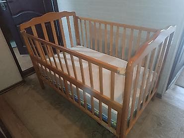 second hend: Детская кроватка с матрасом — 3