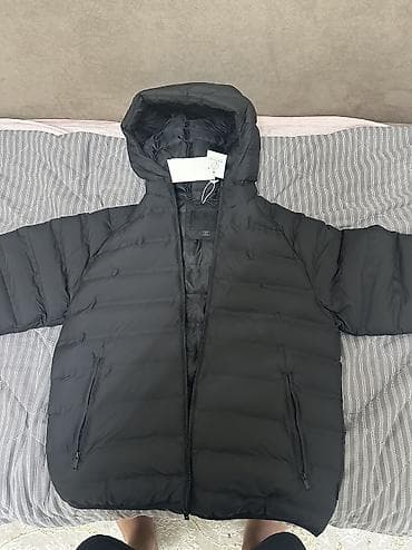 верхний одежда: Пуховик ZARA с капюшоном, черный. Куртка не носилась новая!!! Продам — 10