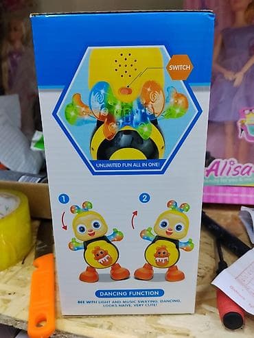 quick push pop it: Игрушка «Happy Bee» (YJTOYS, NO.YJ-3006) — музыкальная танцующая — 2