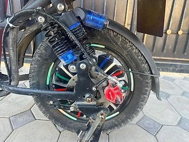 электронные мотоциклы: Электроскутер-грузовичок (сидячий) с задней платформой с 2 — 8