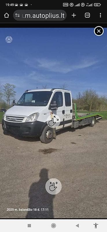 lexus es 2004: Эвакуатор, Iveco, 2007 г., Прямая — 1