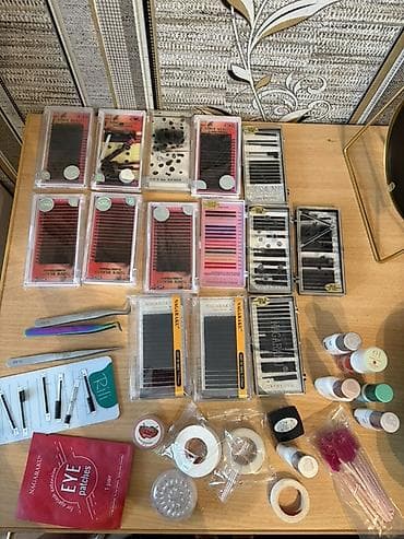 Маникюрные столы: Набор для наращивания ресниц + кушетка Комплект для мастера — 2