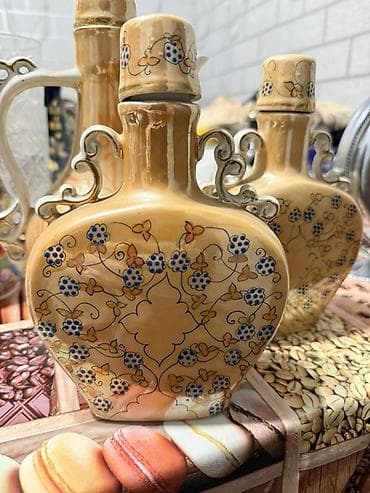 графин: Керамические декоративные графины с пробками — 1