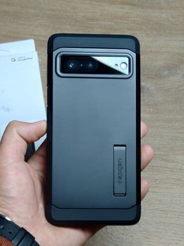 Аудиотехника: Google Pixel 7, Б/у, 256 ГБ, цвет - Черный, 1 SIM, eSIM — 1