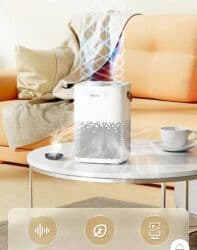 очиститель и увлажнитель воздуха 2 в 1 бишкек: Воздухоочиститель Настольный, Более 50 м², Воздушный, НЕРА, Антибактериальный — 4