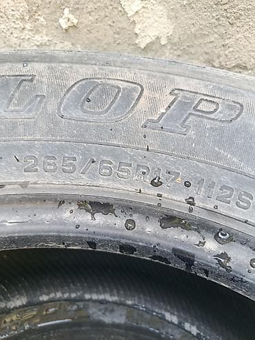 17: Шины 265 / 65 / R 17, Лето, Б/у, 1 шт, Внедорожные (АТ/МТ), Япония, Dunlop — 2
