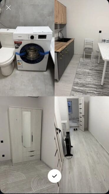 долгосрочный аренда: 1 комната, Агентство недвижимости, Без подселения, С мебелью частично — 2