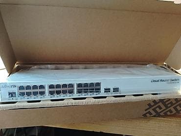 MikroTik CRS326-24G-2S+RM — управляемый гигабитный коммутатор серии