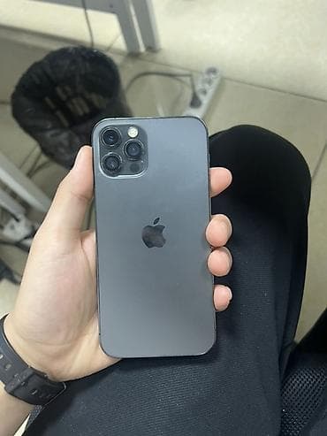 iphone 11 max: IPhone 12 Pro, Б/у, 128 ГБ, Графит — 1