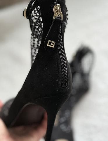 Босоножкалар, 35, Guess, Жаңы, түсү - Кара