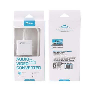 пассивное сетевое оборудование ethernet (rj45): Конвертер-переходник из HDMI-VGA Dtech — 1