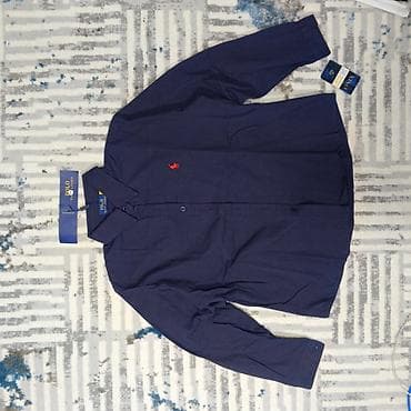 льняные рубашки мужские: Мужская рубашка Polo Ralph Lauren - Цвет: темно-синий (navy) - Крой — 1