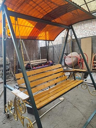 садовые качели цены: Садовые качели Металл, Со спинкой, С крышей — 3