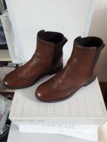 докерсы обувь: ПОЛУСАПОЖКИ ДЕМИСЕЗОННЫЕ ДЕВОЧКОВЫЕ КОЖАНЫЕ КОРИЧНЕВОГО ЦВЕТА GEOX — 1