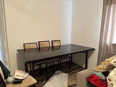foldable table: Кухонный стол, Прямоугольный, Нераскладной — 2