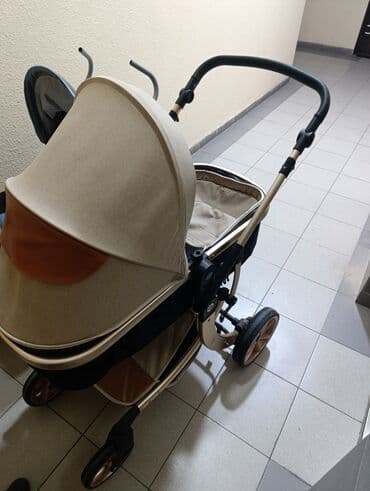 детские коляски бишкек дордой цены: Коляска, цвет - Коричневый, Б/у — 3