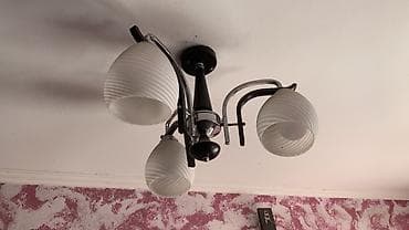 Люстры: Набор потолочных светильников для дома: 1) Классическая хрустальная — 2