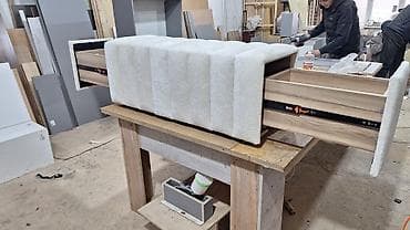 Банкетки: Банкетка, С полками, цвет - Бежевый — 4