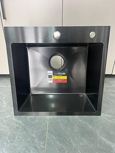 foldable table: Кухонная мойка STELLUM с технологическим нанопокрытием NANO CELL — 1