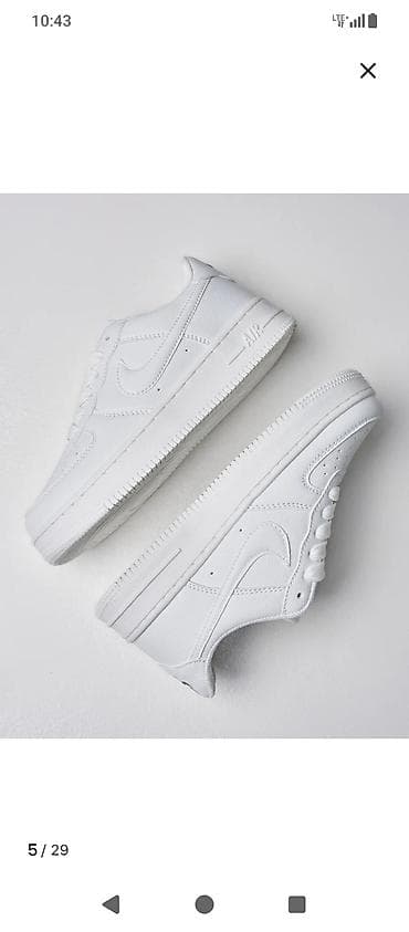мама бох: Мужские кроссовки, 42, Nike, Новый, цвет - Белый — 4