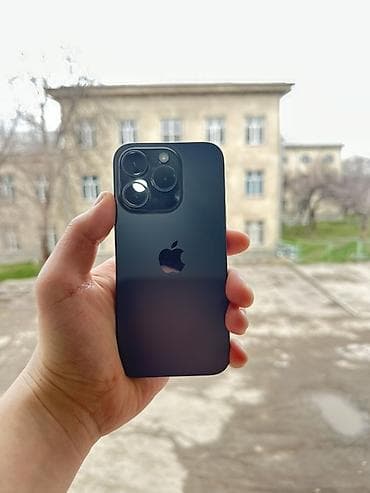 phone 10: IPhone 15 Pro, Б/у, 256 ГБ, Black Titanium, Защитное стекло, 88 % — 2