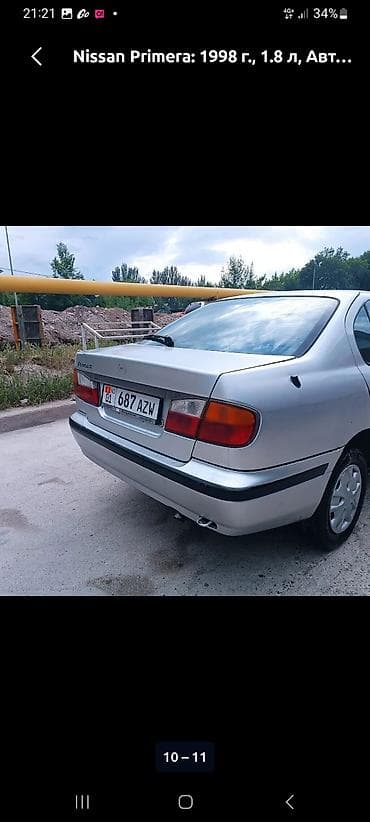 матор на мотоблок: Nissan Primera: 1998 г., 1.8 л, Автомат, Бензин, Седан — 2