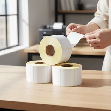 АКЦИЯ !!! Термоэтикетка 58х40х40 Top, 650 шт наклеек в рулоне