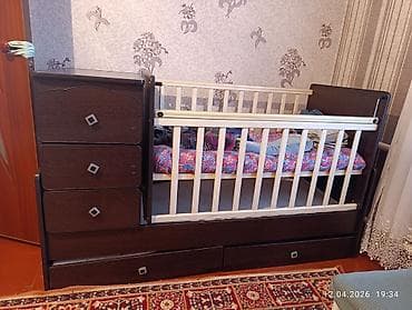 di store: Детская кровать трансформер, Другой тип, цвет - Коричневый — 1