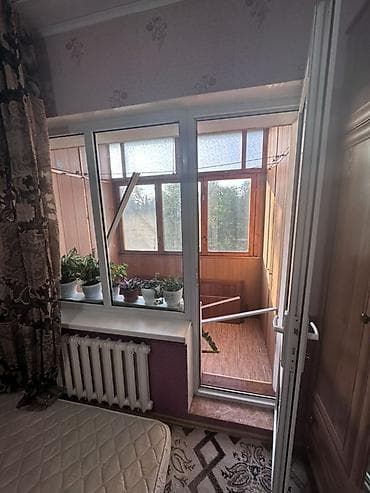 кв манас: 2 комнаты, 46 м², Аэропорт Манас 105 серия, 4 этаж — 8