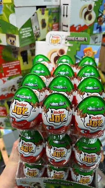 kinder осд: Kinder Joy Minecraft — упаковка с тематическими сюрпризами по мотивам — 1