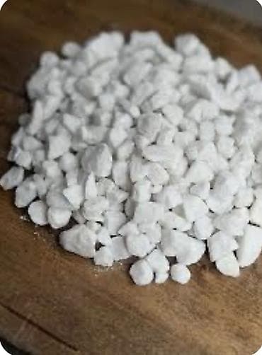 мульчир: Мраморная крошка (белая щебень) для ландшафтного дизайна, идеальна для — 3