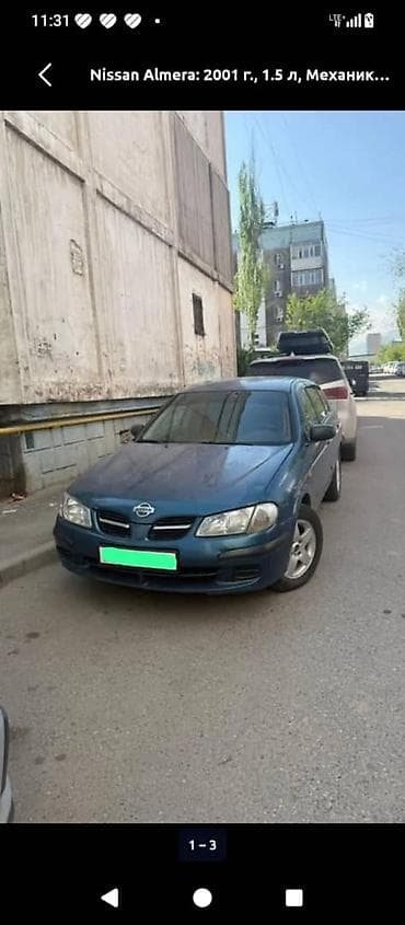 Продажа авто: Nissan Almera: 2001 г., 1.8 л, Механика, Бензин, Хэтчбэк — 3