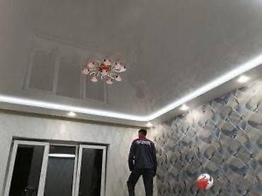 motion design: Натяжной потолок Глянцевое, Матовое, 3D потолки Гарантия, Бесплатная консультация, Бесплатный замер — 4