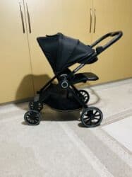 детская коляска с дождевиком: Балдар арабасы, түсү - Кара — 39