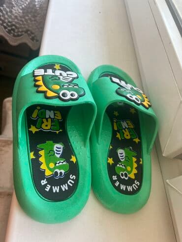 детские шлепанцы: Шлепки детские новые. Сланцы. Размер 32-33. Заказывали с Китая и — 3