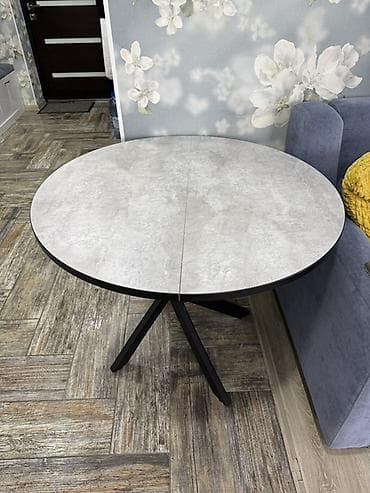 Столы-трансформеры: Стол трансформер Для кухни, Раскладной стол, Длина, см: 90 см, цвет - Серый — 1