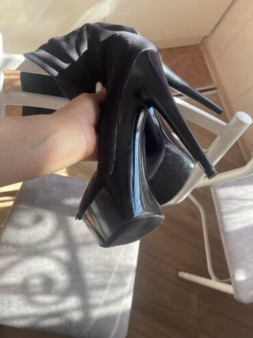 сапоги из натурального меха и кожи: Шикарные сапоги Деми на каблуках, было куплено в США очень дорого в — 7