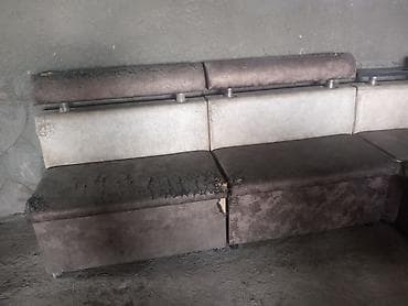 кухонный уголок: Модульный диван, Б/у — 2