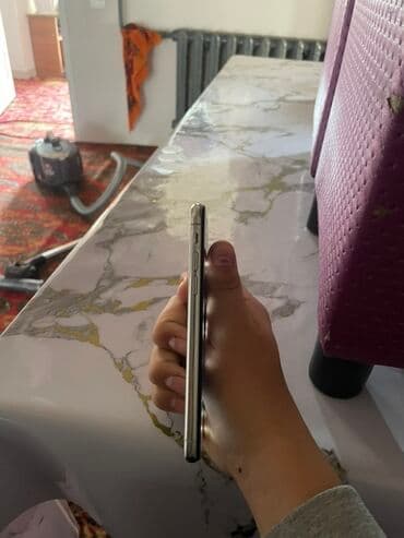 apple 14 pro max цена бишкек: IPhone X, Колдонулган, 256 ГБ, Ак, Каптама, 100 % — 5