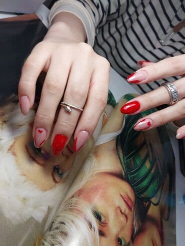 Выравнивание, Дизайн, Наращивание ногтей, Маникюр, Педикюр, Консультация, Одноразовые расходные материалы