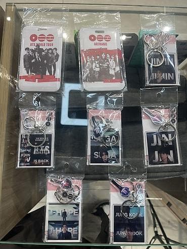 Брелоки и карточки с изображениями BTS - Тематика: BTS, отдельные — 1